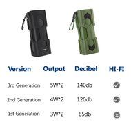 GBB Wireless Bluetooth 4.0 Silicone NFC Stereo Speaker with Built-in Battery and Microphone - Rubber Black N12