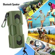 GBB Wireless Bluetooth 4.0 Silicone NFC Stereo Speaker with Built-in Battery and Microphone - Rubber Black N15