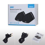 August MS515B Dual Speaker Portable Bluetooth Stereo Speakers &ndash;2x5W Wireless Speaker Pair for Phones, Tablets,... N12