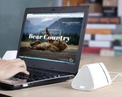 August MS515B Dual Speaker Portable Bluetooth Stereo Speakers &ndash;2x5W Wireless Speaker Pair for Phones, Tablets,... N16