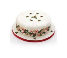 Leegoal (TM) Three Holly Leak Cookie Sugarcraft Fondant Decorating Plunger Cutter Mold (White,Set of 2) N3