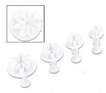Leegoal (TM) Three Holly Leak Cookie Sugarcraft Fondant Decorating Plunger Cutter Mold (White,Set of 2) N29
