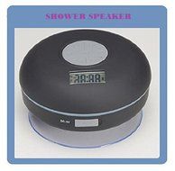 { Water Proof IPX7 Shower Speaker } Portable NFC Bluetooth Wireless Speaker w/ FM Radio &amp; LCD Display System (...