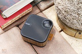 Wood Portable Wireless Bluetooth Speaker, Outdoor Retro Nostalgic Desktop Speaker with Enhanced Bass, Build-in... N8