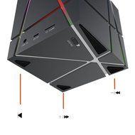 Happy Hours - Stylish Cube Wireless Bluetooth Subwoofer Speaker Fits Home Travel Car / 400mAh Battery Built-in... N4