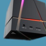 Happy Hours - Stylish Cube Wireless Bluetooth Subwoofer Speaker Fits Home Travel Car / 400mAh Battery Built-in... N5