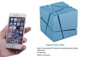 Happy Hours - Stylish Cube Wireless Bluetooth Subwoofer Speaker Fits Home Travel Car / 400mAh Battery Built-in... N11