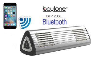 Boytone BT-120SL Portable Wireless Bluetooth Speaker, Built-in Microphone, 2 Stereo speaker, Rechargeable battery...
