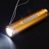 Comunite All in One Ultra Portable Wireless Speaker, USB Power Bank External Battery Pack, Bright LED Flashlight... N8