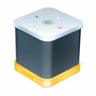 iSound iGlowSound Cube Bluetooth Speaker (white) N5