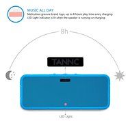 TANNC Bluetooth Speaker, Portable Wireless Speaker, Rechargable Battery with Changeable Silicone Outer Shell and... N2