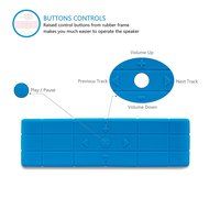 TANNC Bluetooth Speaker, Portable Wireless Speaker, Rechargable Battery with Changeable Silicone Outer Shell and... N4