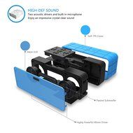 TANNC Bluetooth Speaker, Portable Wireless Speaker, Rechargable Battery with Changeable Silicone Outer Shell and... N5