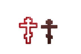 3 Bar Cross Cookie Cutter