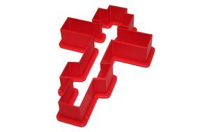 3 Bar Cross Cookie Cutter N2