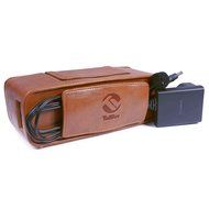 Tuff-Luv Vintage Genuine Leather NFC Travel Case for Bose Sound Link Mini / Mini II With NFC tag - Brown N5