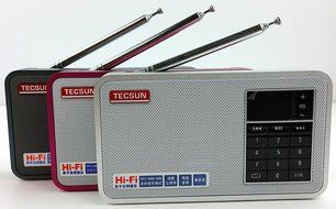 Tecsun X3 Built in an Aluminum case with Rechargeable FM Radio with ETM, MP3 Player with Built-in Micro SD Card... N6
