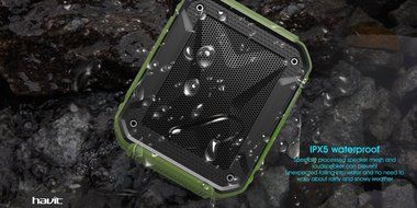 HAVIT Portable Wireless Bluetooth 4.1 Speaker, IPX5 Waterproof Dustproof for Outdoors Sport or Shower, Rechargeable... N16