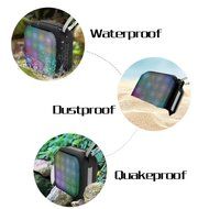 Portable Bluetooth Speaker, Wireless Speaker with Colorful LED Lights, Outdoor Waterproof Bluetooth Speaker with... N4