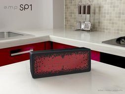a.m.p SP1 Portable Bluetooth Speaker, White N32