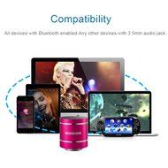 Vibration Speaker,GooDee B1BT 360 Degree Omni-directional HiFi Portable Bluetooth Vibration Resonance Household... N12