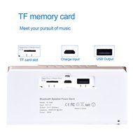 Bluetooth Speaker Power Bank, Idaye Multifunctional Wireless Bluetooth Speaker with 5000mAh External Battery-Car... N3