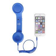 3.5mm Retro Telephone Handset Anti-Radiation Phone Receiver with Microphone For iPhone Mobile Phone Color Rose...