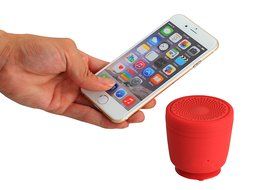 Waterproof Wireless Bluetooth Speaker - Red - Loop, Set, Stick - the Perfect Rugged Speaker for the Outdoors!...