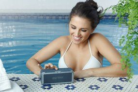 Sharkk &sup2;O Bluetooth Speaker Wireless Waterproof Speaker IP67 Outdoor Weatherproof Shower Beach and Pool Speaker N2