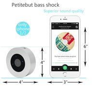 NUTK Mate Wireless Bluetooth Speakers Portable, Powerful Sound Speaker with USB and TF Card Port for Cellphone... N3