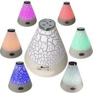 BraveGo Colorful Wireless Bluetooth Speaker with Color Changing LED Night Light TF Card FM Radio Handfree AUX...