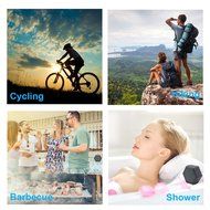 BEW Waterproof Portable Bluetooth Speaker for Outdoor or Shower (Black) N7
