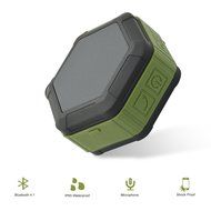 BEW Waterproof Portable Bluetooth Speaker for Outdoor or Shower (Black) N11