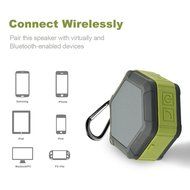 BEW Waterproof Portable Bluetooth Speaker for Outdoor or Shower (Black) N12