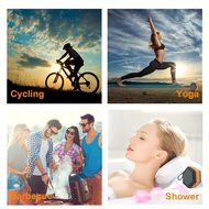 BEW Waterproof Portable Bluetooth Speaker for Outdoor or Shower (Black) N20