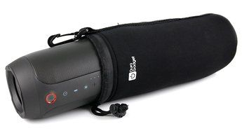 DURAGADGET Deluxe Padded Black Water-Resistant Pouch for the NEW JBL Pulse 2 Portable Bluetooth Speaker (2015...