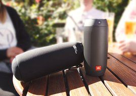 DURAGADGET Deluxe Padded Black Water-Resistant Pouch for the NEW JBL Pulse 2 Portable Bluetooth Speaker (2015... N5