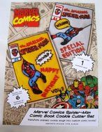 Marvel Comics Spider-Man Comic Book Cookie Cutter Set