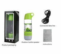 YIKD Outdoor Sport water Bottle Bluetooth speaker 2 in 1 400ml Bottle Portable 10m Wireless Bluetooth 3.0 Speaker... N10