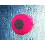 Foolly Waterproof Bluetooth Shower Speakers with Suction Cup &amp; Mic Handsfree for Phone Call Pink