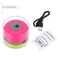 Foolly Waterproof Bluetooth Shower Speakers with Suction Cup &amp; Mic Handsfree for Phone Call Pink N9