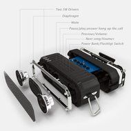 Portable Bluetooth Speaker waterproof Speaker Bluetooth 4.0 10W with Flashlight for Outdoor Sports,12-Hour Playtime... N6