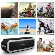 Portable Bluetooth Speaker waterproof Speaker Bluetooth 4.0 10W with Flashlight for Outdoor Sports,12-Hour Playtime... N7