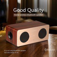 10W Portable Wireless wooden Bluetooth 3.0 Speaker with Enhanced Bass HI-FI Surround Dual Stereo Sound Speaker... N3