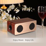 10W Portable Wireless wooden Bluetooth 3.0 Speaker with Enhanced Bass HI-FI Surround Dual Stereo Sound Speaker... N5
