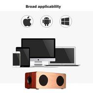10W Portable Wireless wooden Bluetooth 3.0 Speaker with Enhanced Bass HI-FI Surround Dual Stereo Sound Speaker... N9