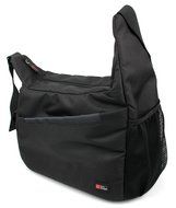DURAGADGET Premium Quality Satchel-Style Messenger Bag in Black &amp; Orange for Sony SRS- X5 Bluetooth Compatible... N4