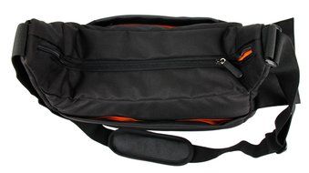 DURAGADGET Premium Quality Satchel-Style Messenger Bag in Black &amp; Orange for Sony SRS- X5 Bluetooth Compatible... N7