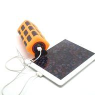 SINOBAND&reg; S400 Waterproof, Dustproof and Shockproof Portable Stereo Power Bank Bluetooth Speaker in Orange, Bluetooth... N4