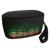 BOOMER VIVI B35 Wireless NFC/Bluetooth Speaker w/ LED Spectrum Light Show (Built-in MIC, AUX Jack, TF Card Slot...